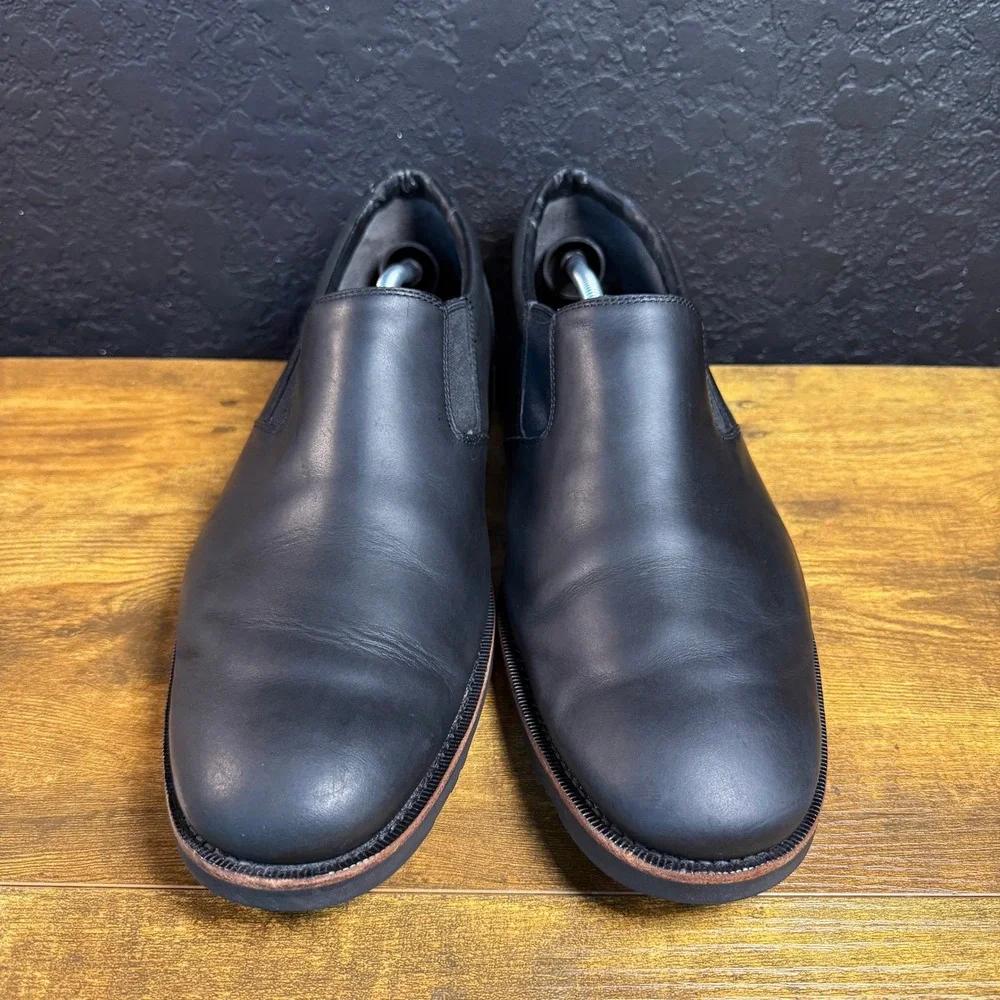 Timberland Kendrick A1OSW Black Leather Slip-on Loafer Mens Size 13 US
